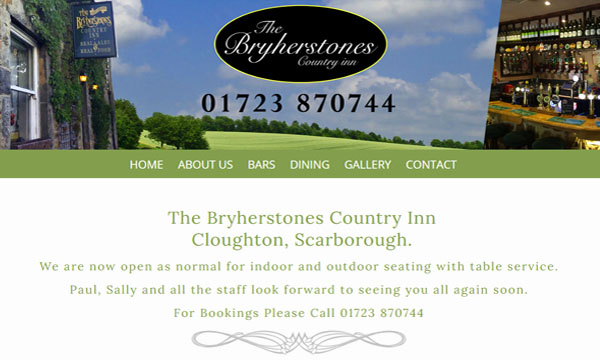 The Bryherstones Country Inn, Cloughton, Scarborough